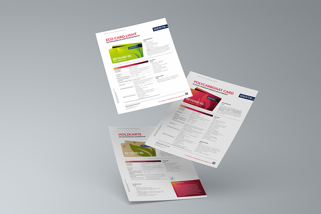 Verkaufsliteratur | IDENTA